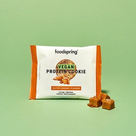 Foodspring Cookies protéinés Vegan SALTED CARAMEL